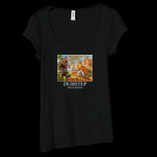 Dubstep - Bella Women's Sheer Rib Scoop Neck T-Shirt