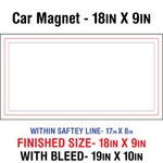 Car Magnet 18"x9"