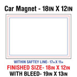 Car Magnet 18"x12"