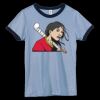 Bella Women's Heather Ringer T-Shirt Thumbnail