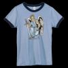 Bella Women's Heather Ringer T-Shirt Thumbnail